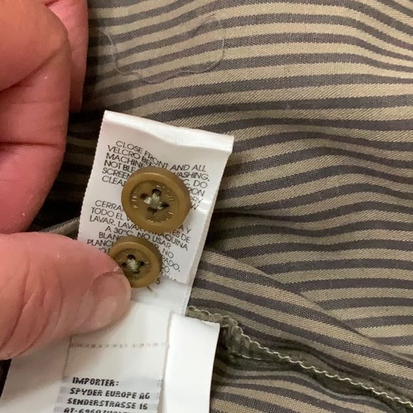 Spyder Stripe shirt MECHANIC - Brown/Khaki - Picture 12 of 13